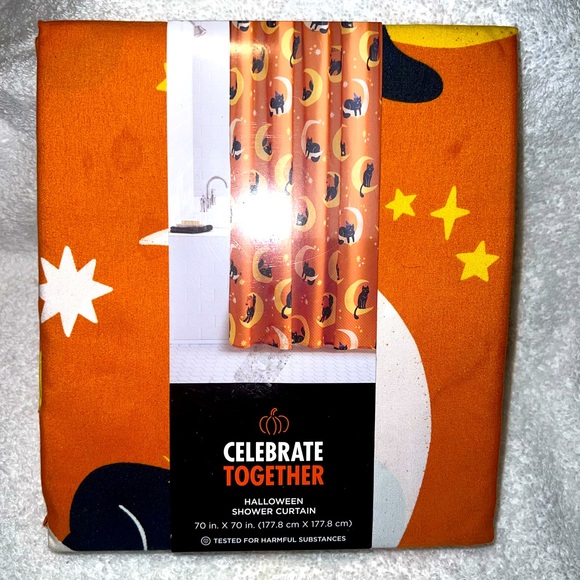 Celebrate Together Halloween Shower Curtain - Picture 1 of 4